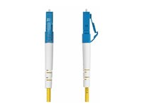 StarTech.com 2m (6.6ft) LC to LC (UPC) OS2 Single Mode Simplex Fiber Optic Cable, 9/125µm, Laser Optimized, 40G/100G, Bend Insensitive, Low Insertion Loss - LSZH Fiber Patch Cord (SPSMLCLC-OS2-2M) - Patch-kabel - LC/UPC enkelläge (hane) till LC/UPC enkelläge (hane) - 2 m - 2 mm - fiberoptisk - simplex - 9 / 125 mikrometer - OS1/OS2 - halogenfri, dubbelriktad, passiv - gul SPSMLCLC-OS2-2M