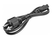 StarTech.com 3m (10ft) Laptop Power Cord, EU Schuko to C5, 2.5A 250V, 18AWG, Notebook / Laptop Replacement AC Cord, Printer/Power Brick Cord, Schuko CEE 7/7 to Clover Leaf IEC 60320 C5 - Laptop Charger Cable (753E-3M-POWER-LEAD) - Strömkabel - power CEE 7/7 (P) till IEC 60320 C5 - AC 250 V - 2.5 A - 3 m - formpressad - svart 753E-3M-POWER-LEAD