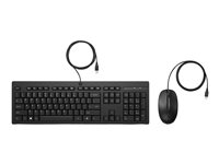 HP 225 - Sats med tangentbord och mus - USB - hela norden - för HP 34; Laptop 15; Pro Mobile Thin Client mt440 G3; ProBook 455 G9, 635; ZBook Studio G9 286J4AA#UUW
