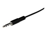 StarTech.com 1m Slim 3.5mm Stereo Extension Audio Cable - M/F - Mini stereo Extension - 3.5mm Extension - heaDPhone Ext cord (MU1MMFS) - Ljudförlängningskabel - mini-phone stereo 3.5 mm hane till mini-phone stereo 3.5 mm hona - 1 m - svart - för P/N: MU15MMS, MU6MMS, SV211DPUA, SV211DPUA4K, SV211HDUA4K MU1MMFS