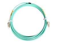 StarTech.com 2m Fiber Optic Cable - 10 Gb Aqua - Multimode Duplex 50/125 - LSZH - LC/LC - OM3 - LC to LC Fiber Patch Cable - Patch-kabel - LC multiläge (hane) till LC multiläge (hane) - 2 m - fiberoptisk - duplex - 50/125 mikron - havsblå - för P/N: J9152AST, MASFP10GBSR, SFP10GBLRMST, SFP10GBSRST, SFP10GSRSST, SFP10GSRXST A50FBLCLC2