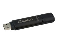 Kingston DataTraveler 4000 Management-Ready - USB flash-enhet - krypterat - FIPS 140-2 Level 2 - 32 GB - USB 2.0 - TAA-kompatibel DT4000M-R/32GB