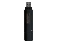 Kingston DataTraveler 4000 G2 Management Ready - USB flash-enhet - krypterat - FIPS 140-2 Level 3 - 64 GB - USB 3.0 - TAA-kompatibel DT4000G2DM/64GB