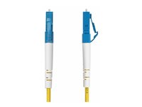 StarTech.com 2m (6.6ft) LC to SC (UPC) OS2 Single Mode Simplex Fiber Optic Cable, 9/125µm, Laser Optimized, 40G/100G, Bend Insensitive, Low Insertion Loss - LSZH Fiber Patch Cord (SPSMLCSC-OS2-2M) - Patch-kabel - LC/UPC enkelläge (hane) till SC/UPC enkelläge (hane) - 2 m - 2 mm - fiberoptisk - simplex - 9 / 125 mikrometer - OS1/OS2 - halogenfri, dubbelriktad, passiv - gul SPSMLCSC-OS2-2M